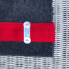 Wool Blanket (dark grey/red)