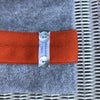 Wool Blanket (light grey/orange)