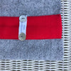 Wool Blanket (light grey/red)