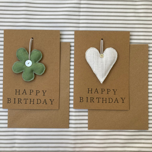Birthday Card with Lavender bag