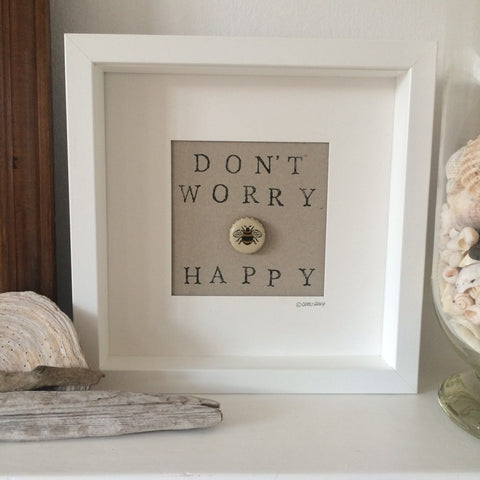 Don't Worry be Happy - White
