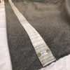 Wool Blanket w Patchwork (med grey)